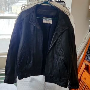 Mens vintage leather jacket